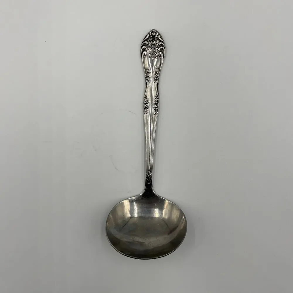 Barclay Geneve Serving Ladle Stainless Floral 6